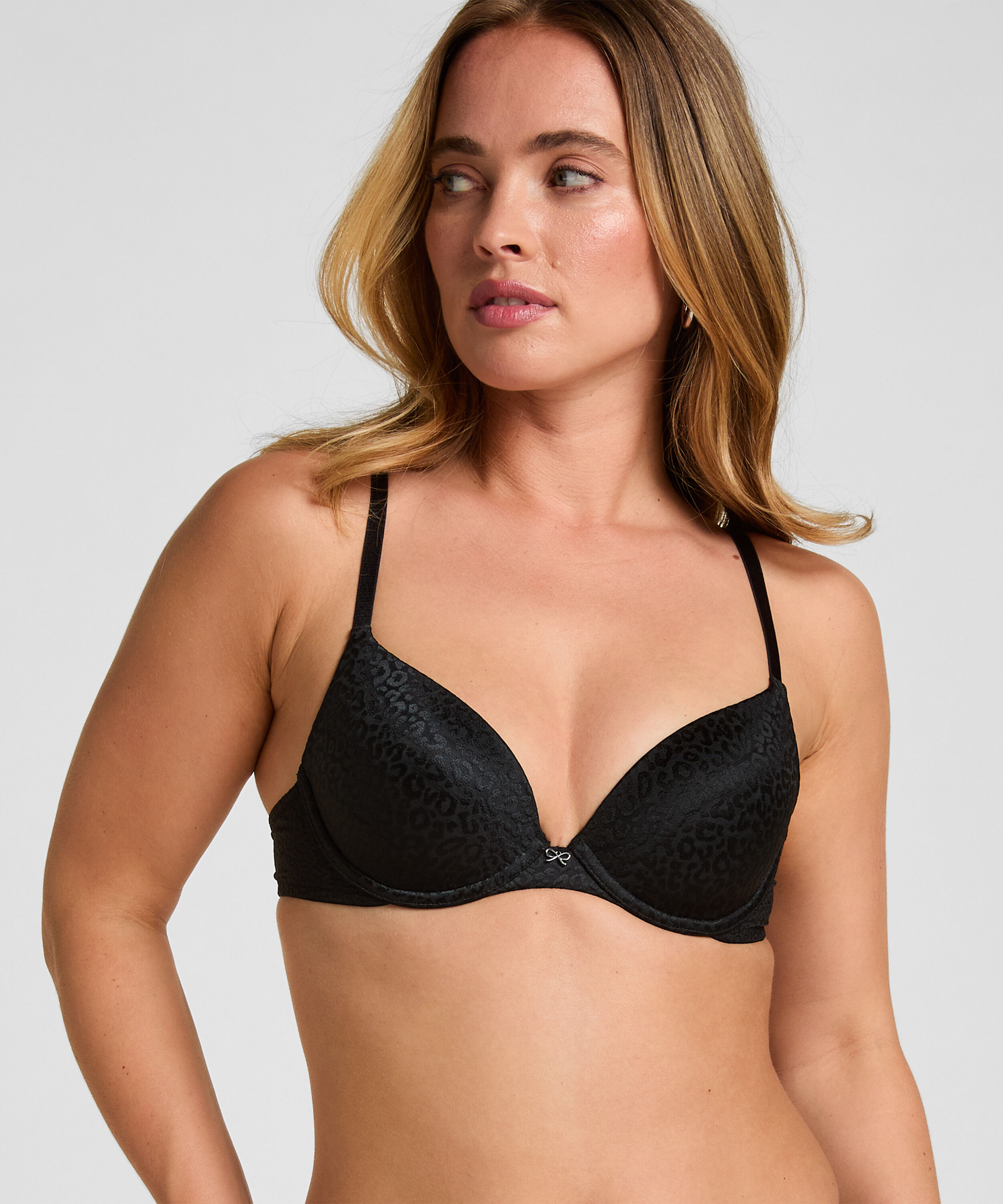 Padded Underwired Bra Jackie, Black