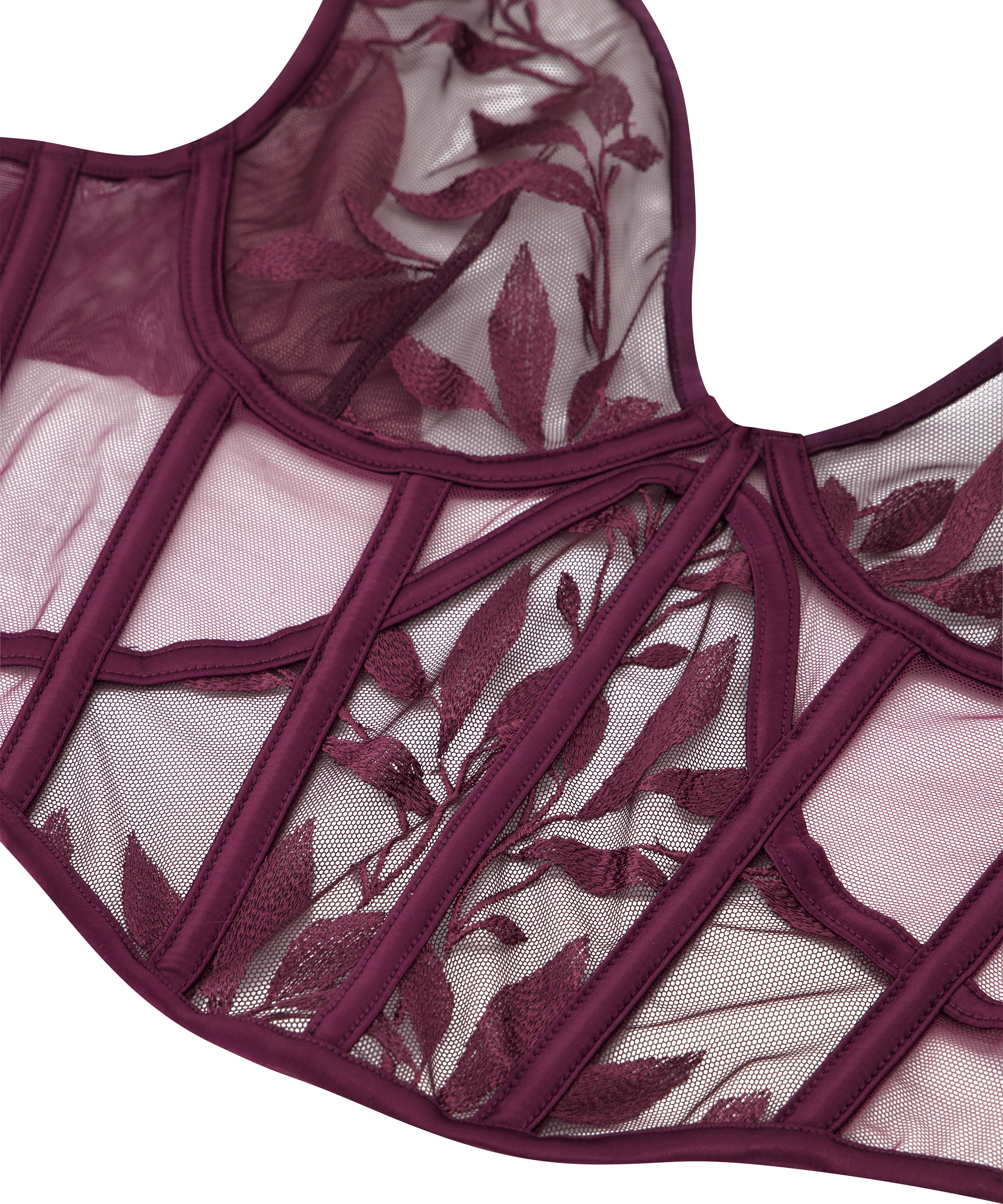 Domenica Bustier, Purple, main