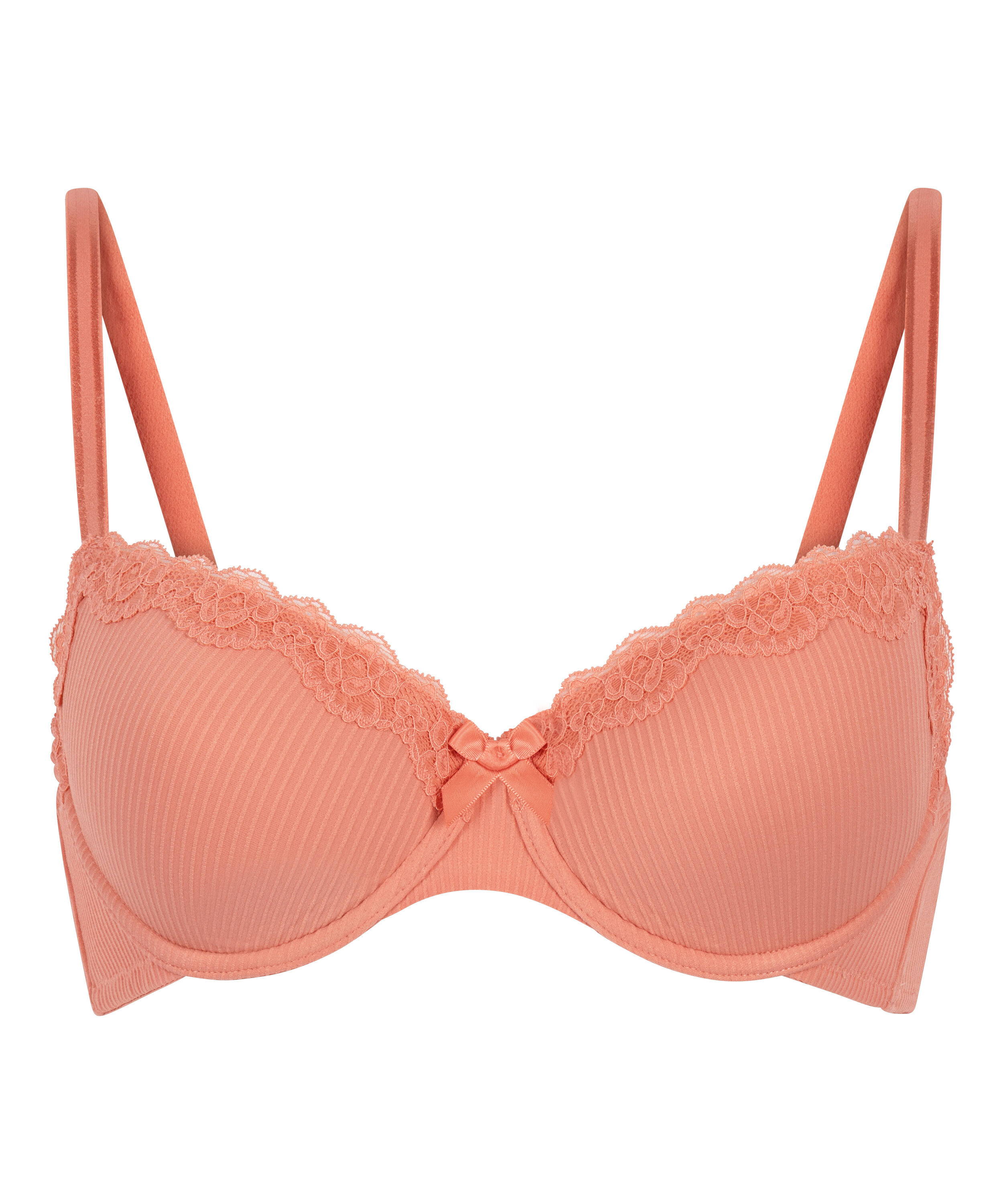 Lola Padded Underwired Bra, Orange