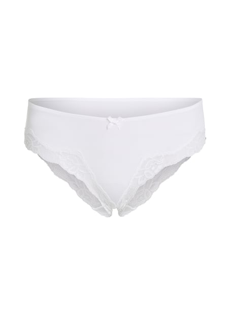 Secret Lace Brief, White