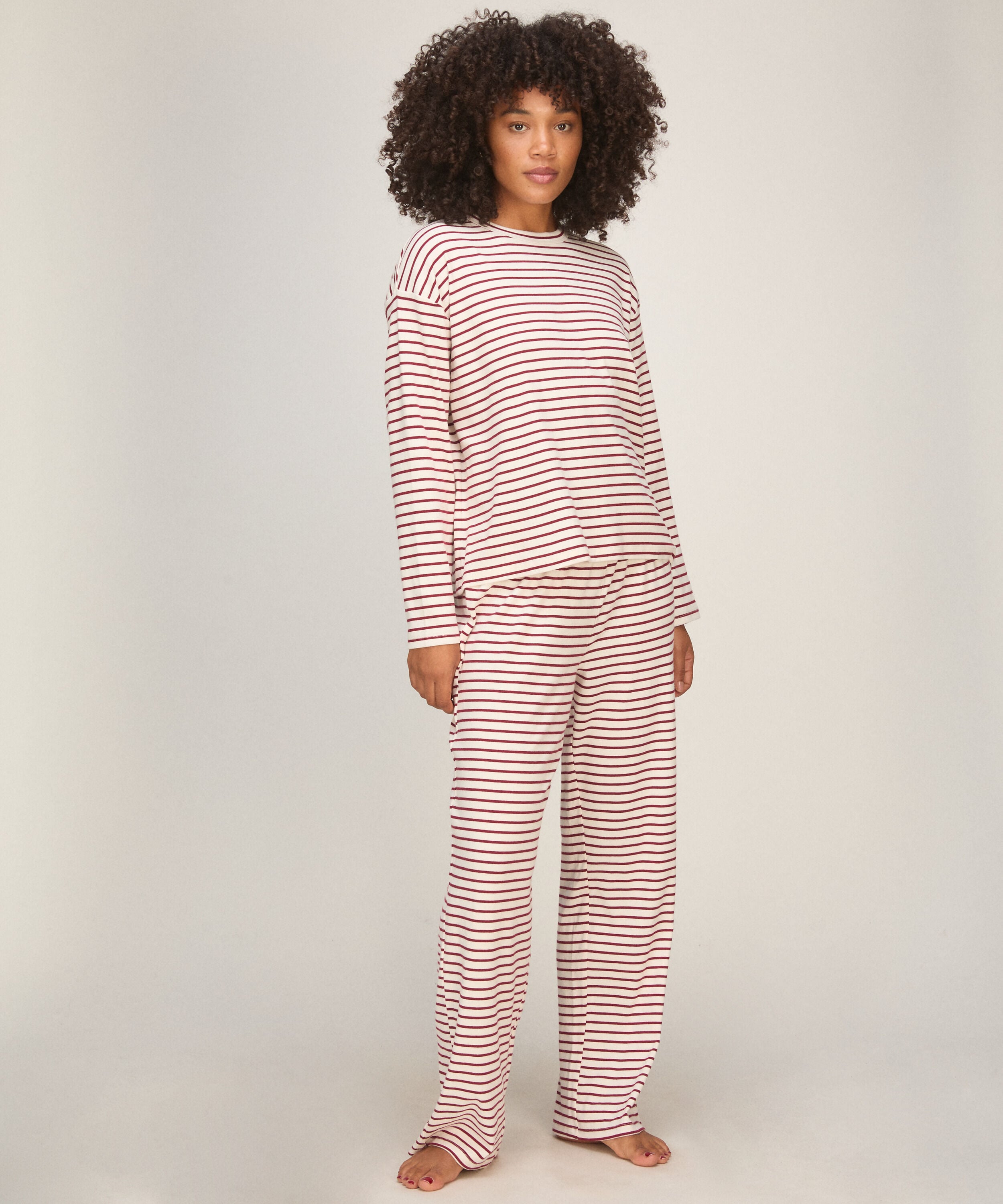 Pyjamaset Cotton Jersey, Red