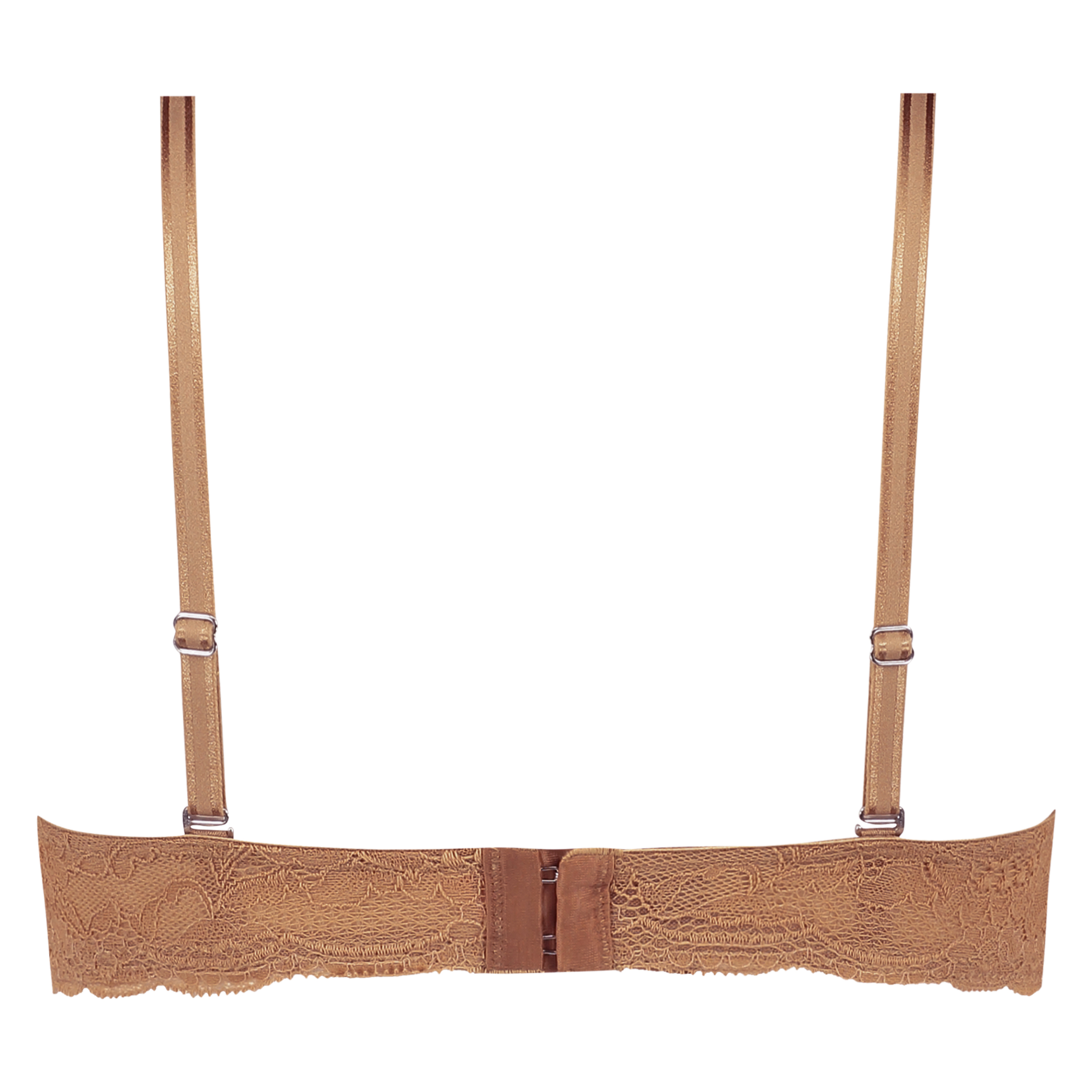 Angie Padded Strapless Underwired Bra, Beige, main