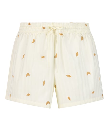 Cotton shorts, Yellow