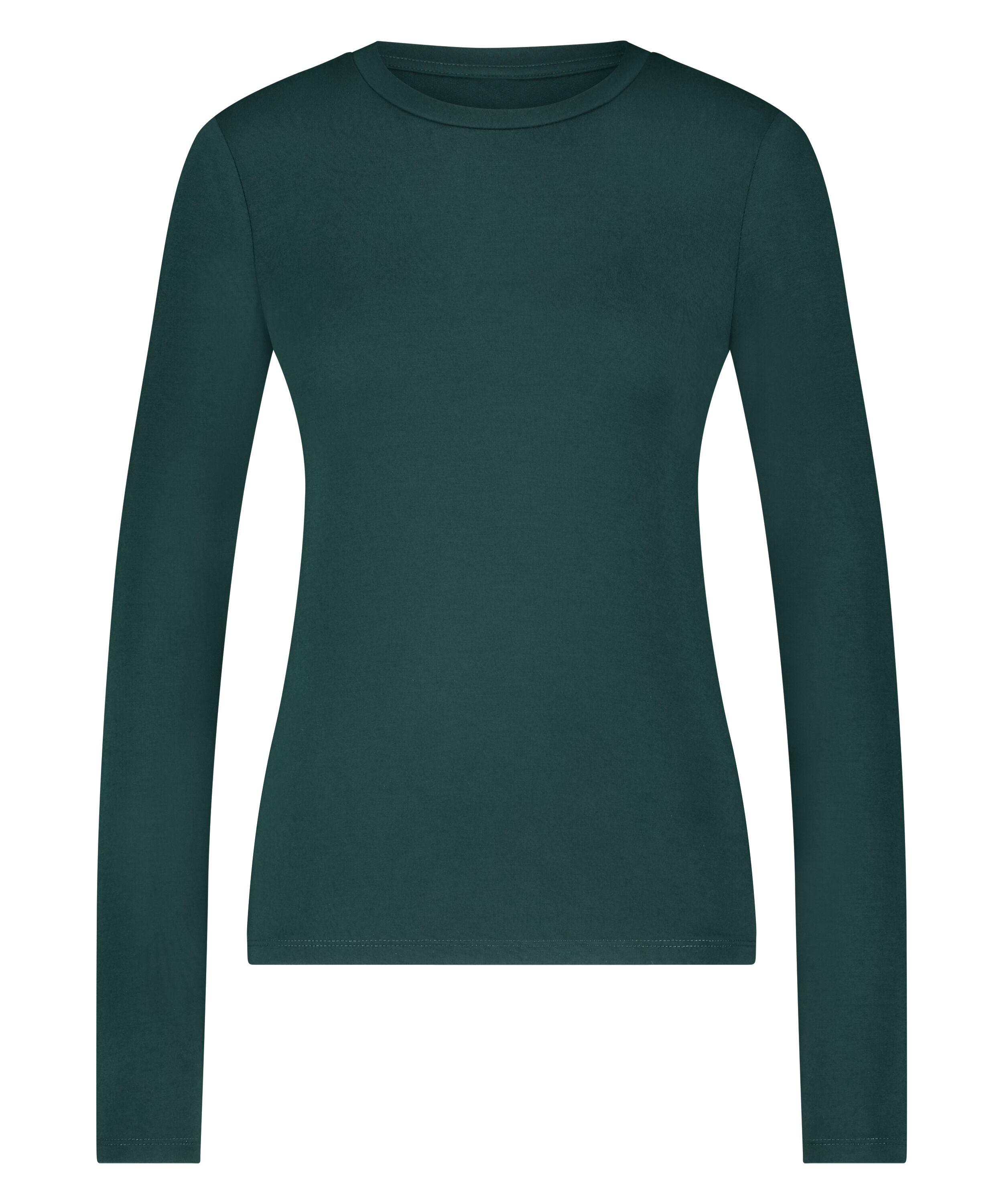 Long-Sleeved Pyjama Top, Green