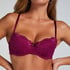 Marine Padded Underwired Bra, Purple