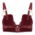 Marjolein Padded Underwired Longline Bra, Red