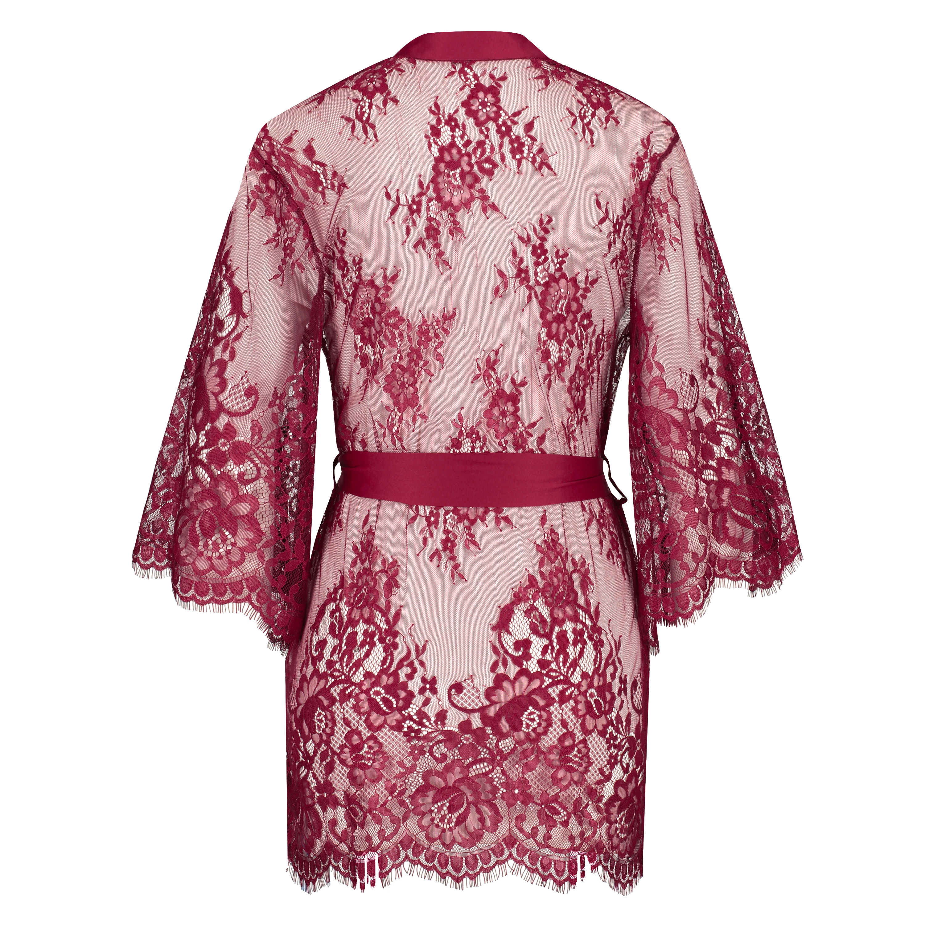 Isabelle Lace Kimono, Red, main