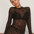 Slipdress Allover Lace, Black