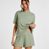Pyjama Shorts, Green