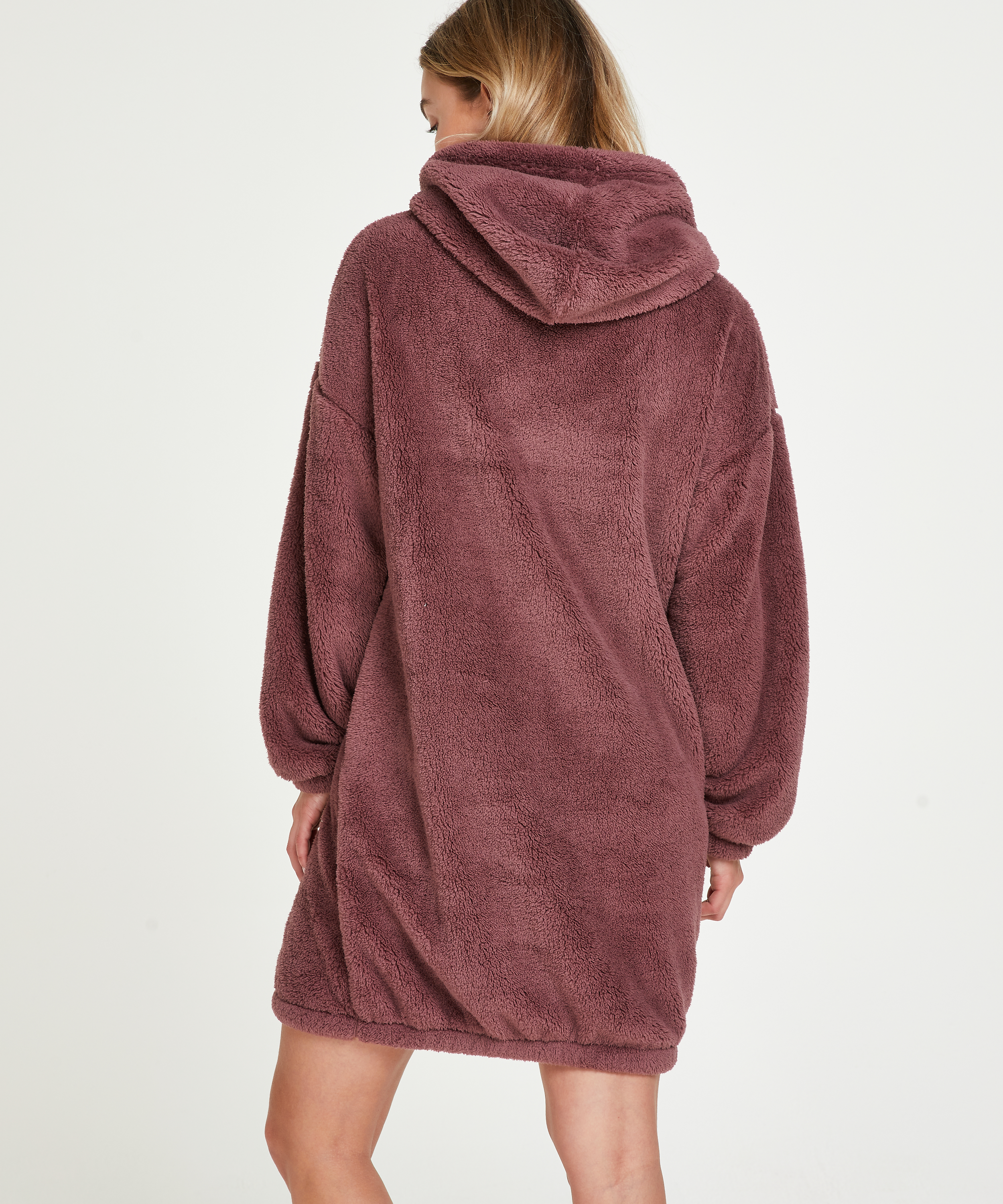 Snuggle Fleece Dress, Pink, main