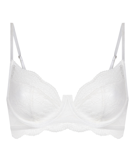 Isabelle Non-Padded Underwired Bra, White