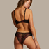 Silke Padded Underwired Bra, Black