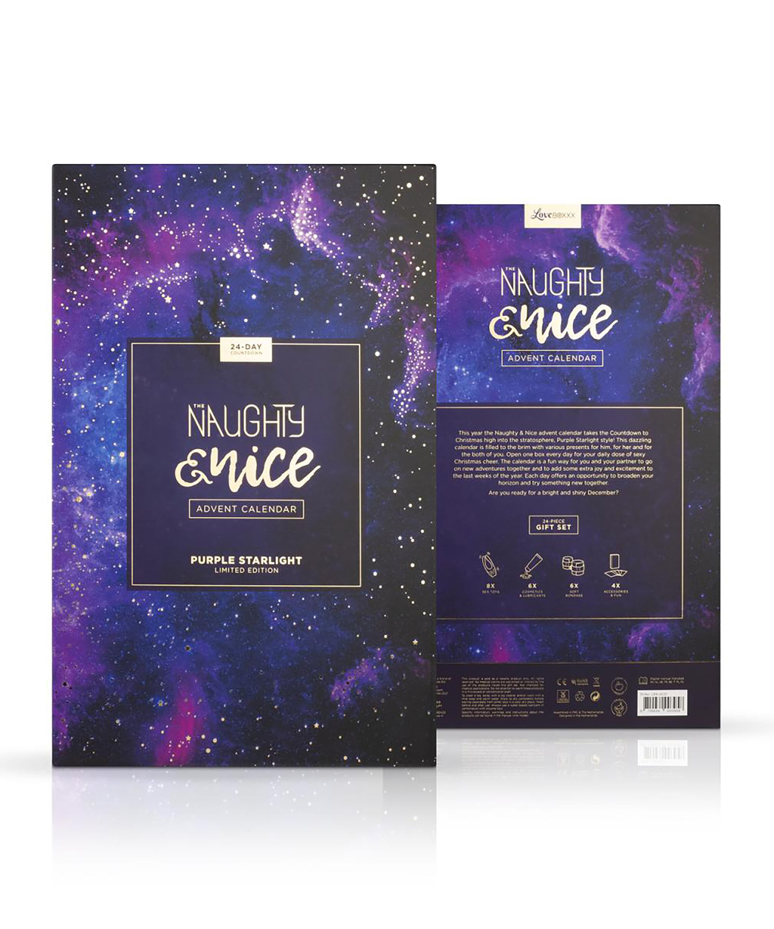 Private Naughty & Nice Advent calendar, Purple, main