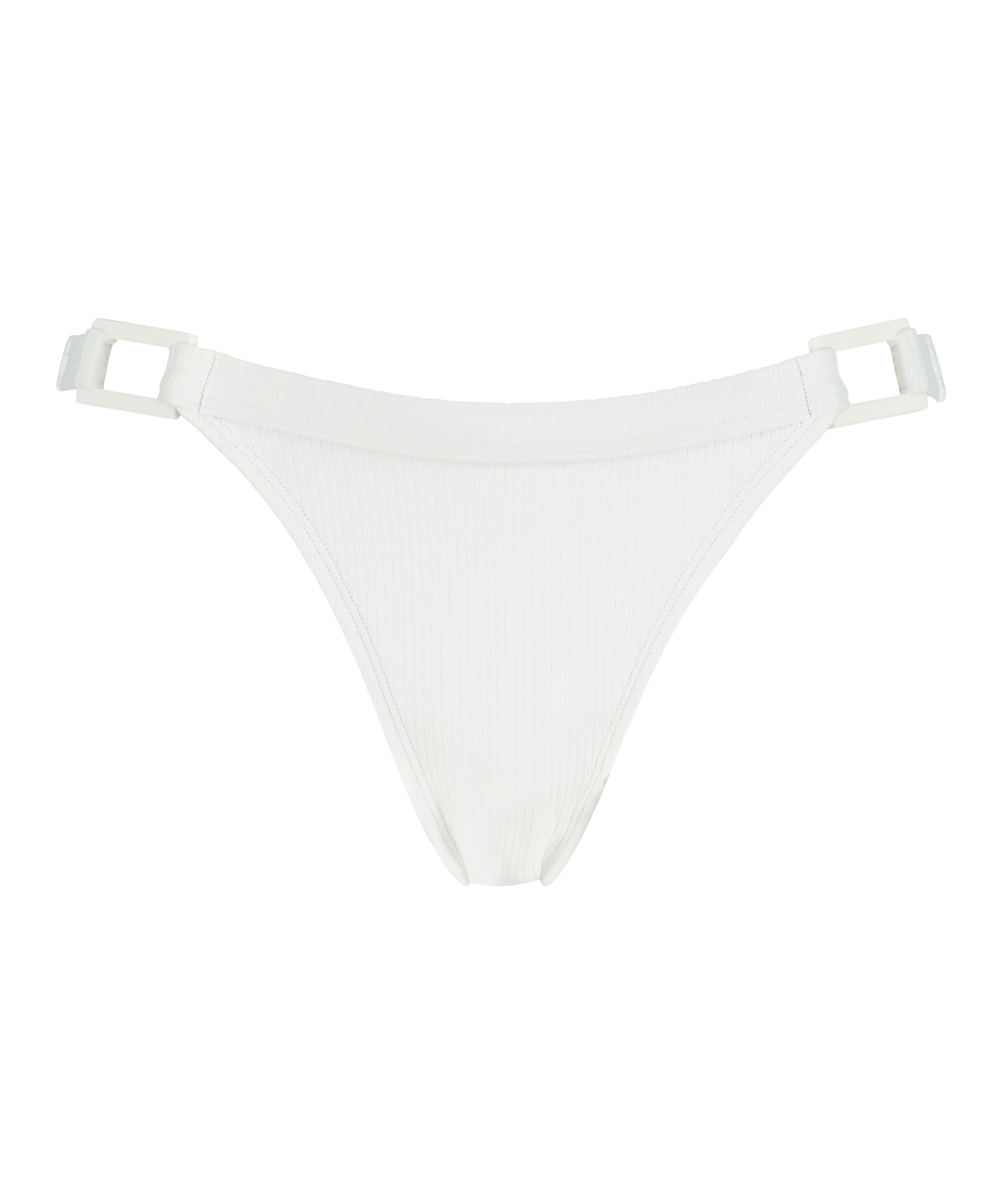 Rib Lana bikini bottoms, White, main