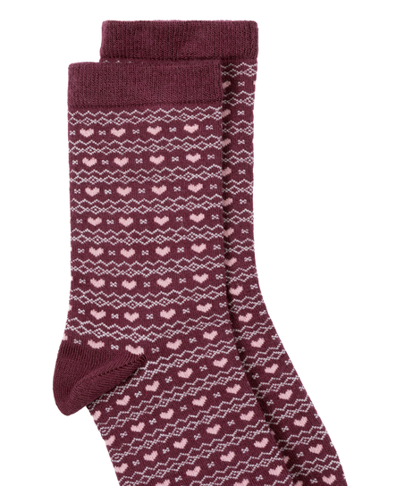 Modal Crew Socks, Purple