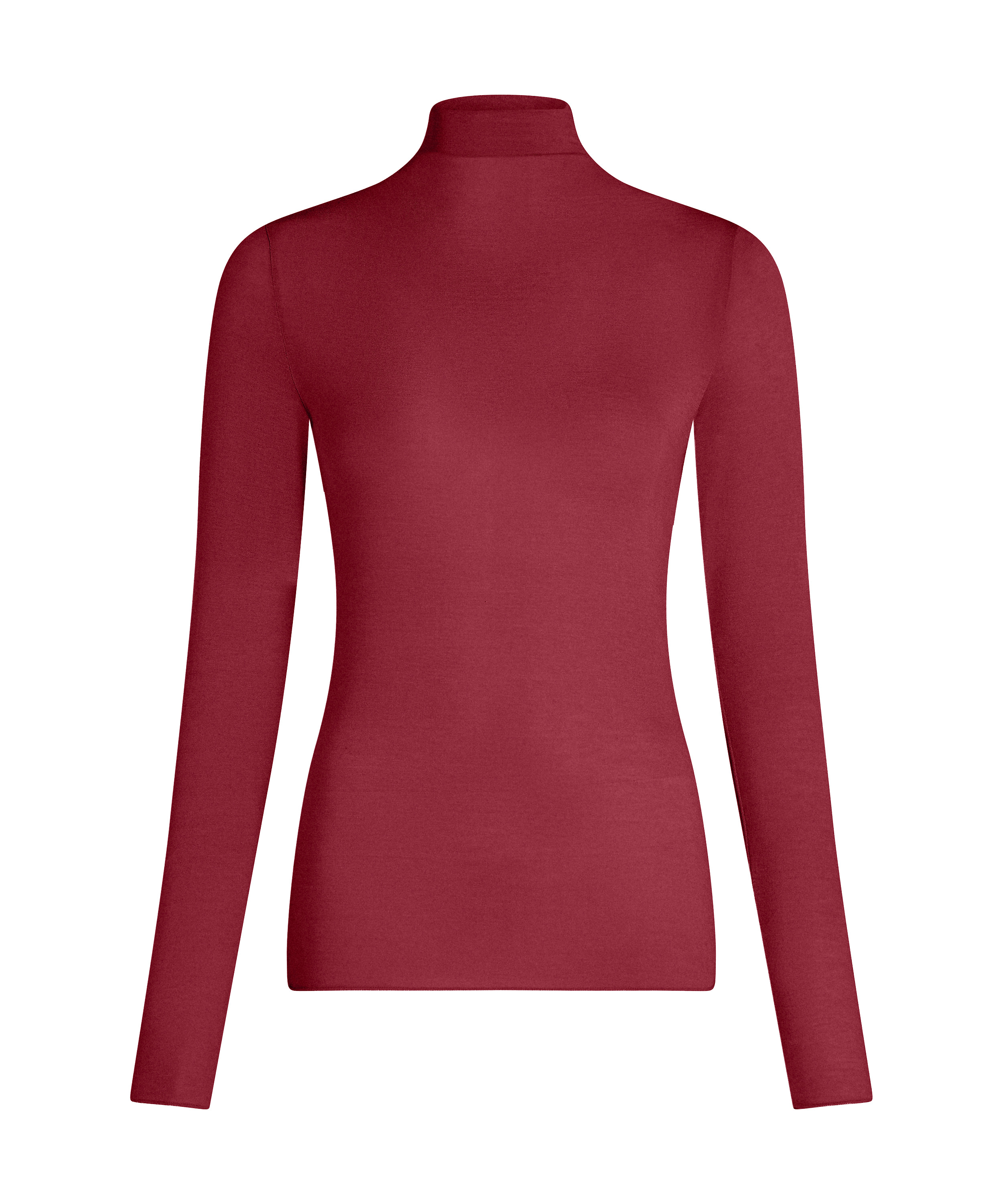 super soft Turtleneck shirt with Cashmere, Red, main