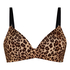 Mona padded non-underwired bra, Brown