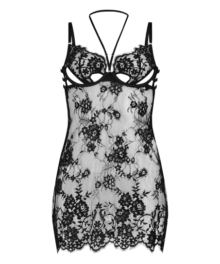 Mya Slip dress, Black