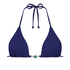 Doha triangle bikini top, Blue