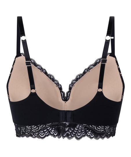 Andrea Padded Non-Wired Bra, Black