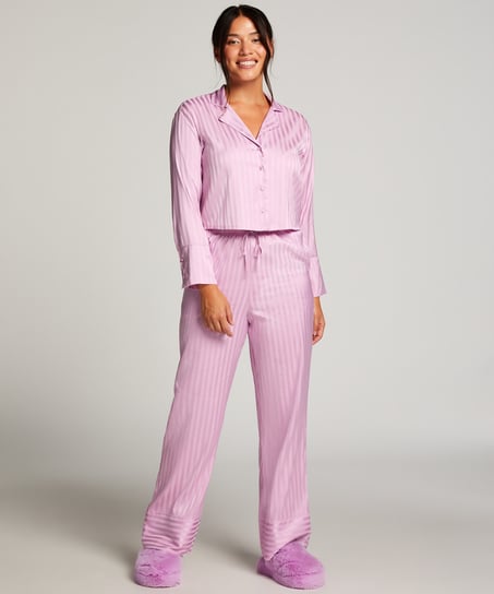 Satin Trousers, Purple