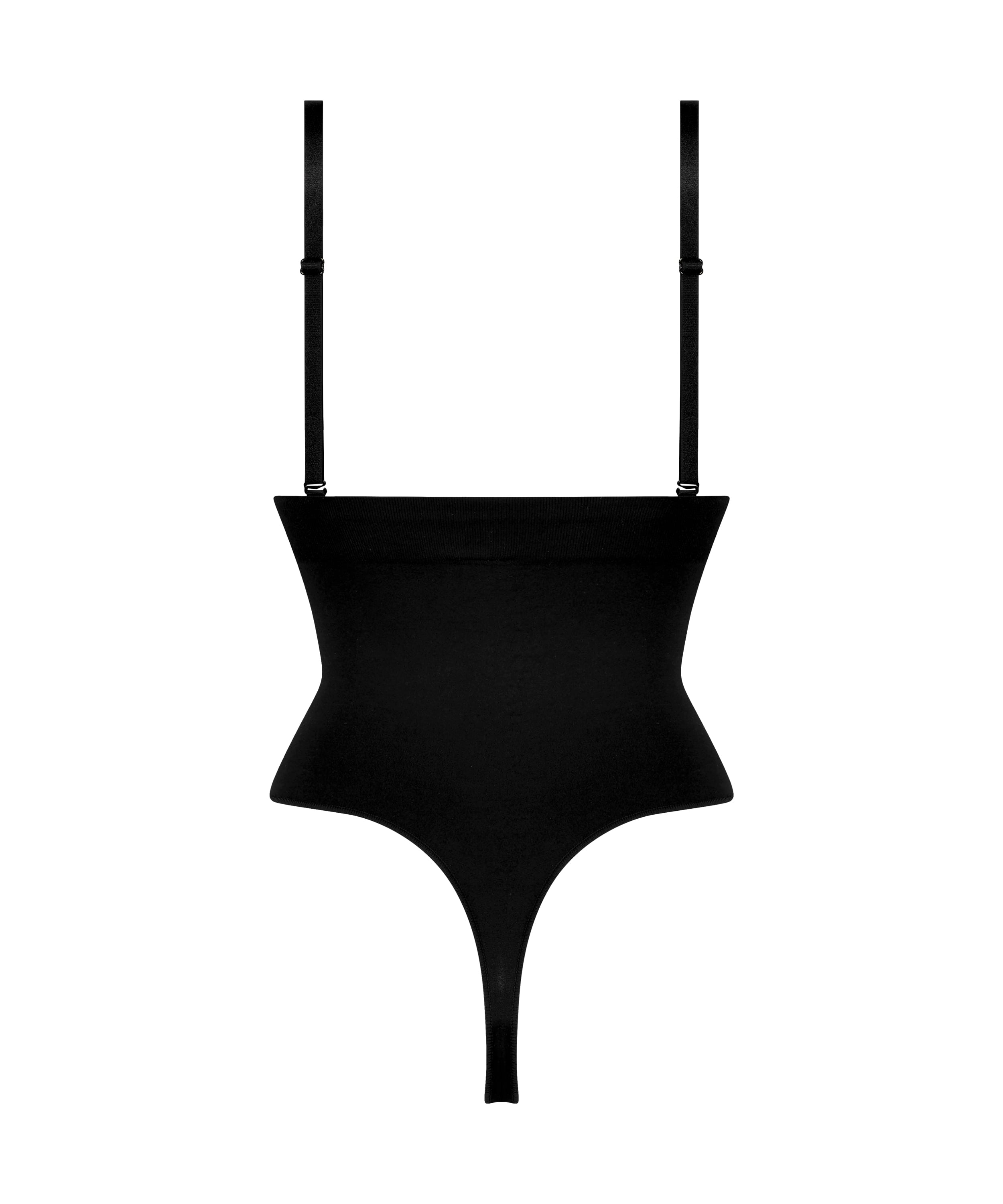 Seamless Enhancing High Waisted Thong, Black, main