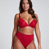 High Waisted Thong Smooth, Red