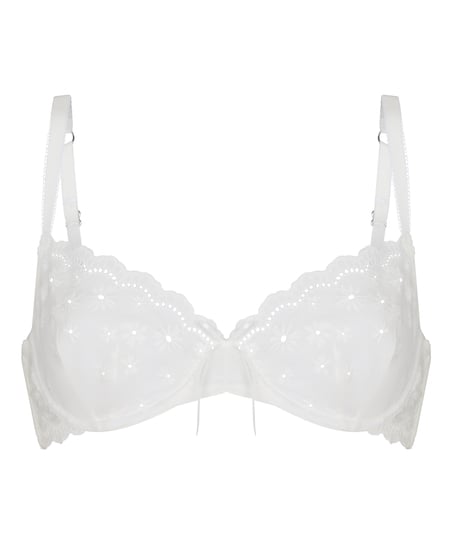 Non-Padded Underwired Bra Gaia, White