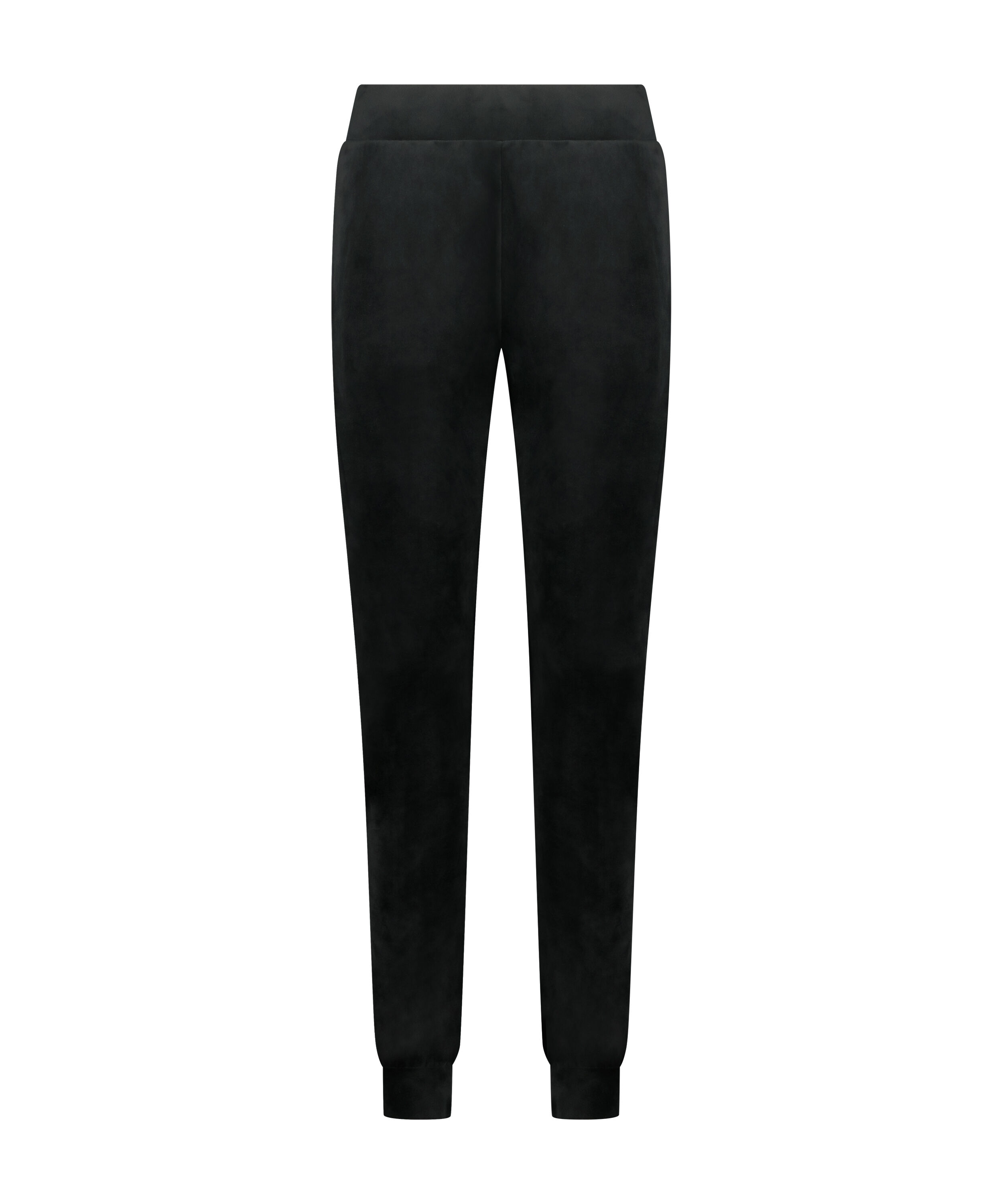 Velours Jogging Pants, Black