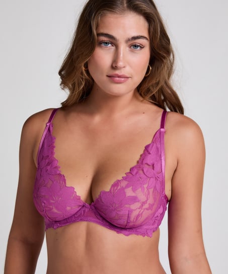 Ingrid Non-Padded Underwired Bra, Purple