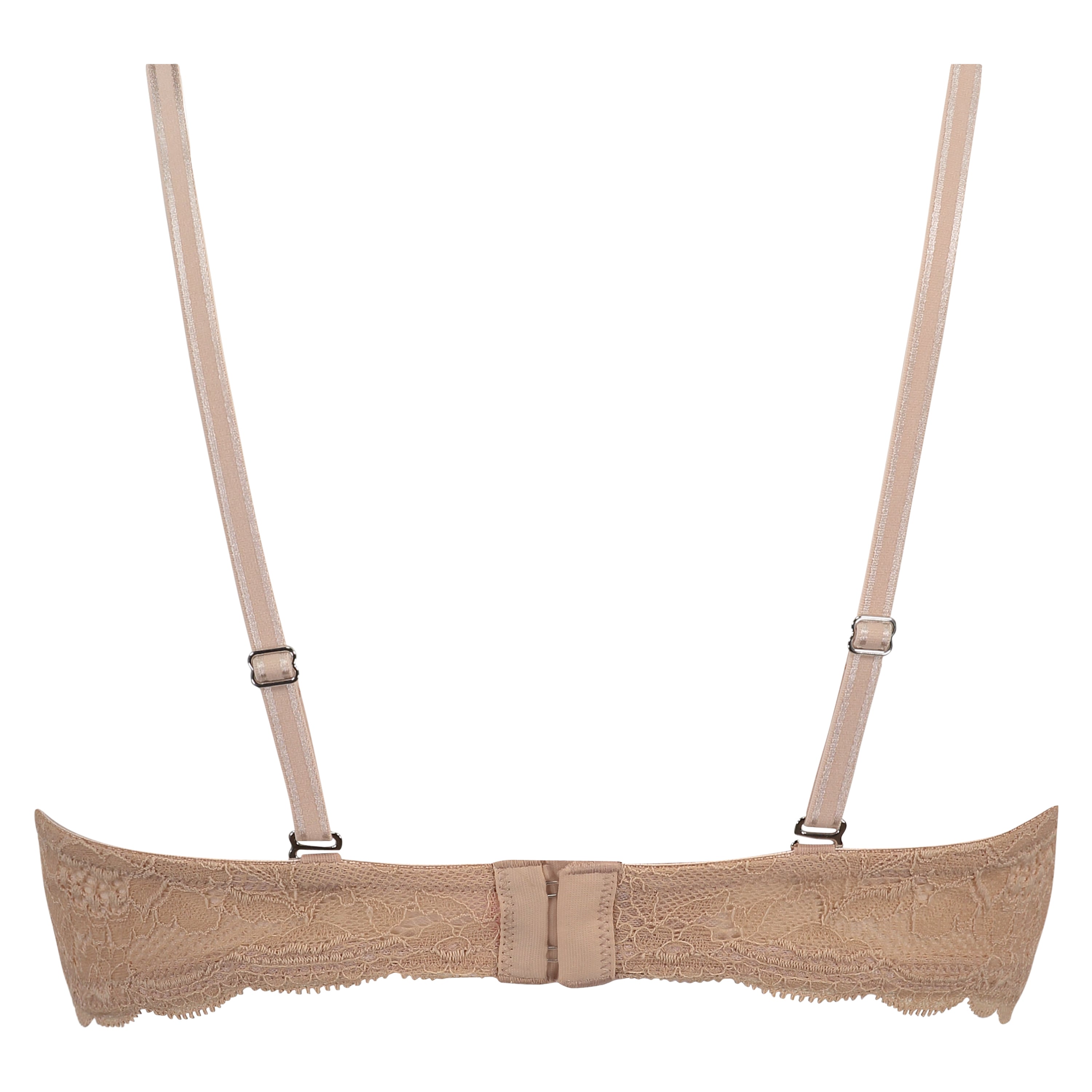 Angie Padded Strapless Underwired Bra, Beige, main
