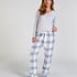 Long-Sleeved Pyjama Top, Grey