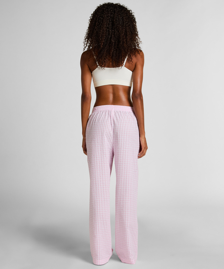 Cotton Pyjama Pants, Pink