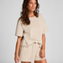 Pyjamaset Jersey, Beige