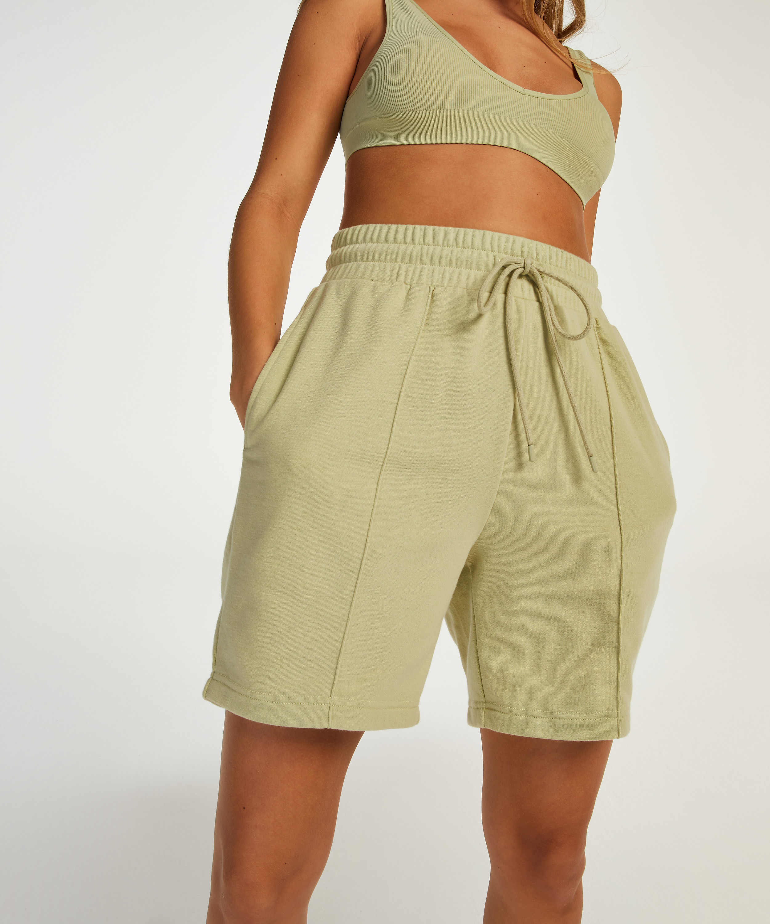 Snuggle Me Bermuda Shorts, Green, main
