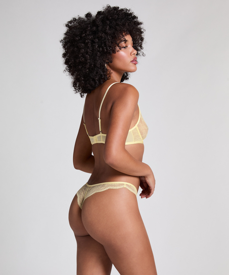 Isabelle Non-Padded Underwired Bra, Yellow