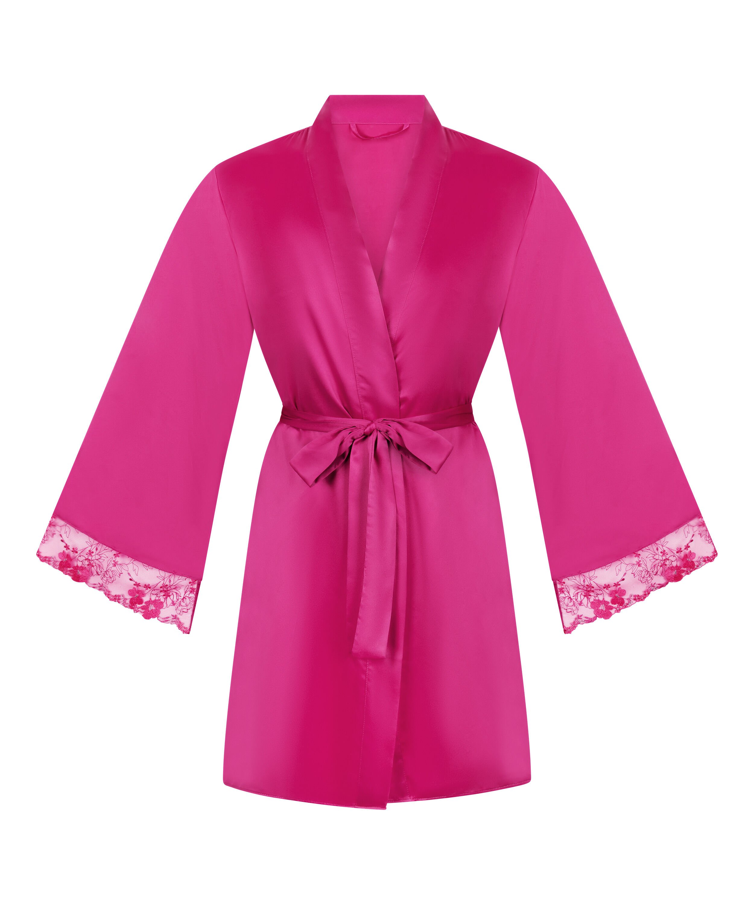 Peonie Kimono Satin, Pink