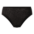 Elle Highleg High-Waisted Brazilian, Black