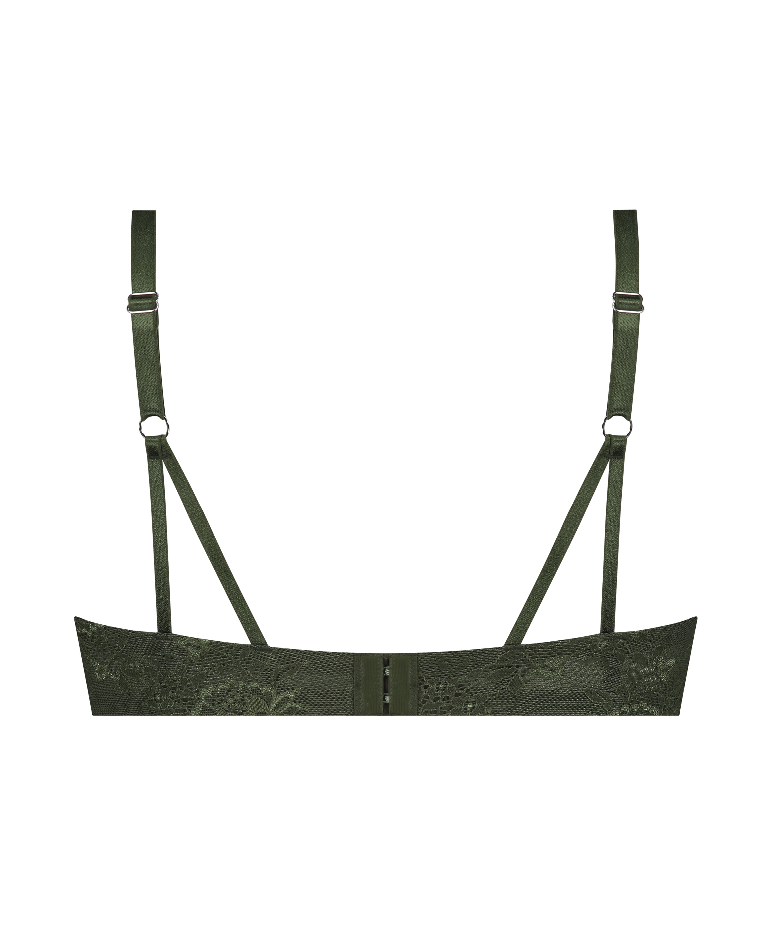 Lea Padded Underwired Push-Up Bra, Green, main