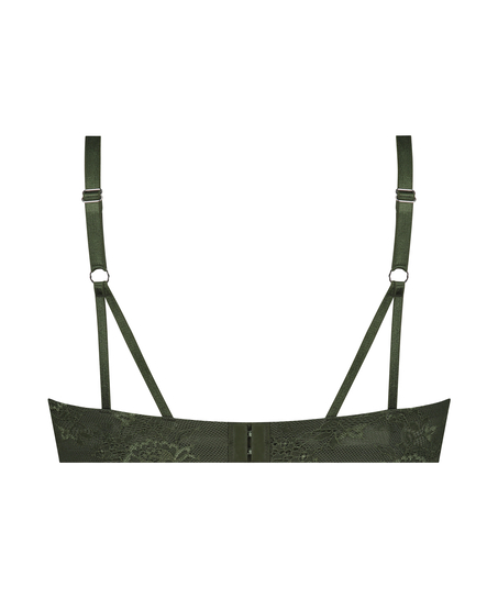 Lea Padded Underwired Push-Up Bra, Green