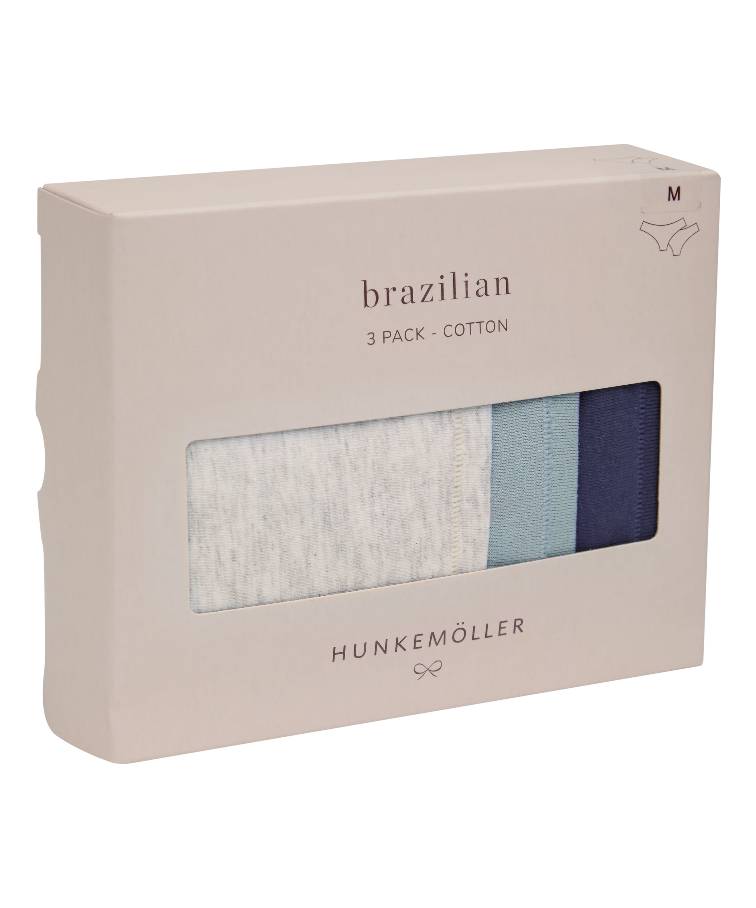 Multipack Cotton Short, Blue, main