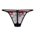 Peonie Highleg Thong, Black
