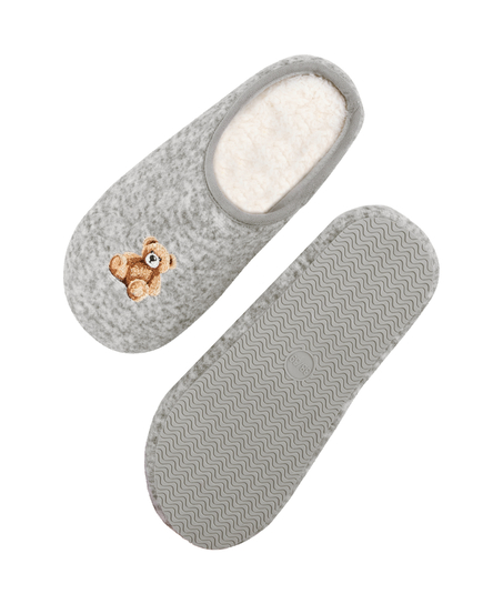 Slippers Ivy, Gray