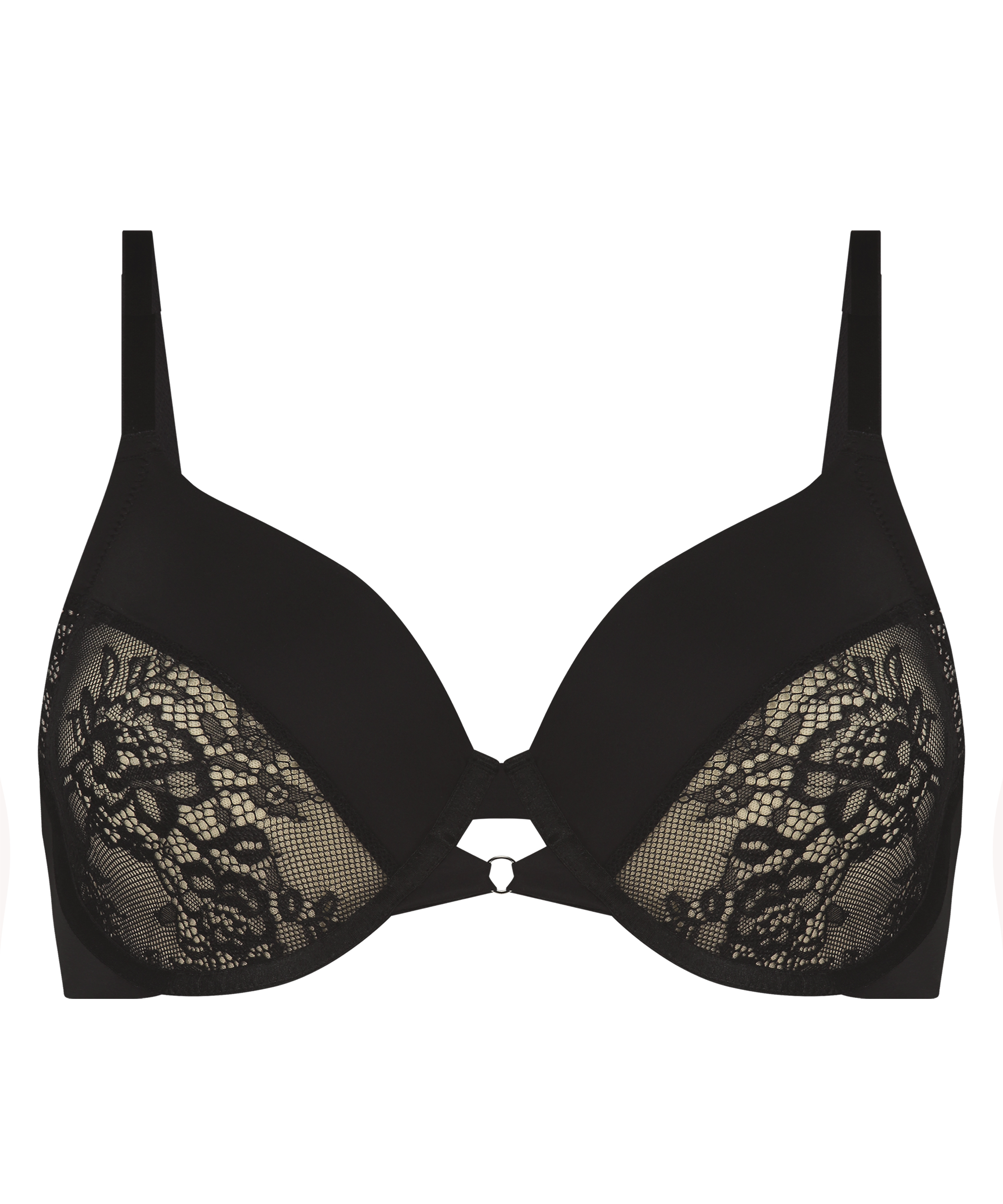 Lea Non-Padded Underwired Bra, Black, main