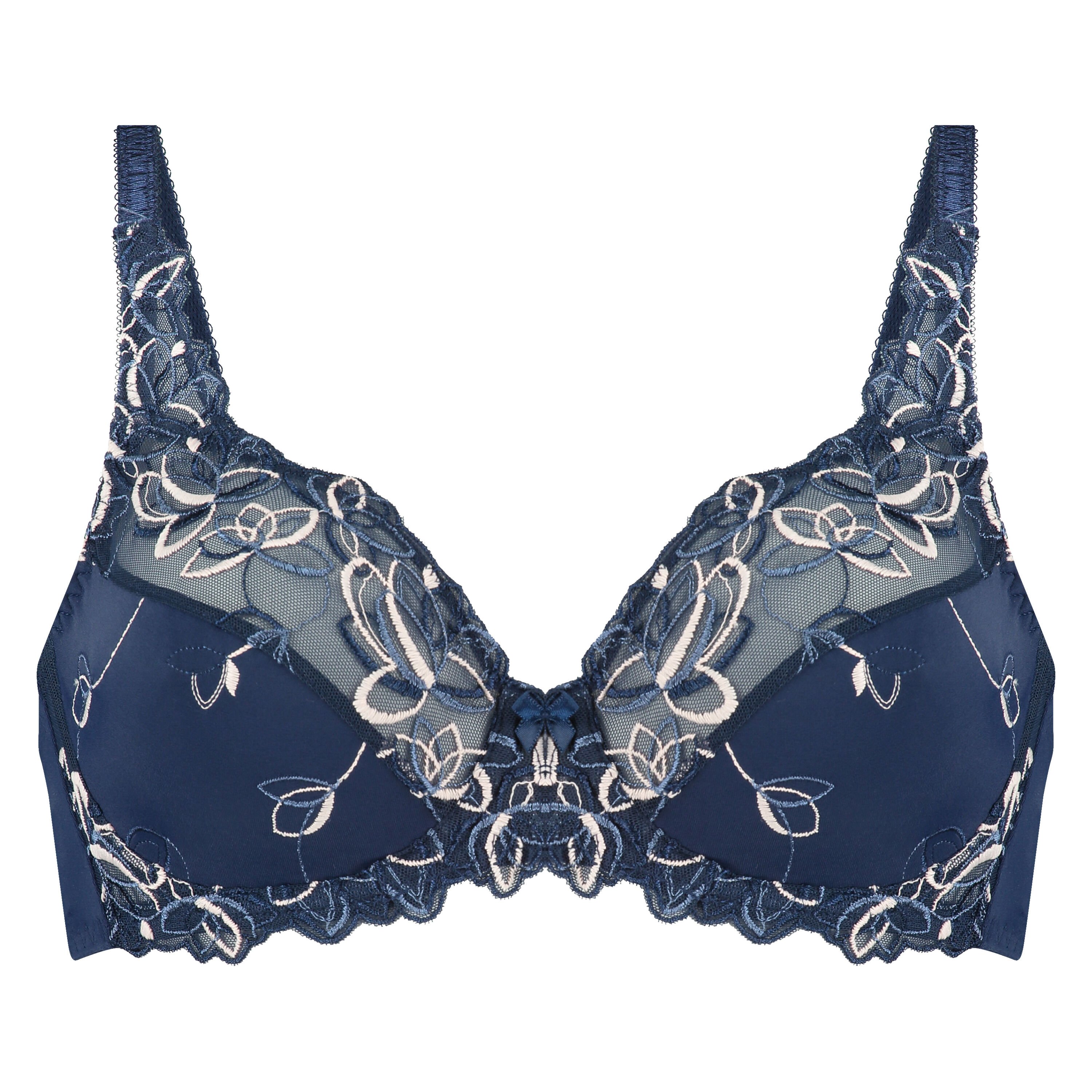 Diva Non-Padded Underwired Bra, Blue