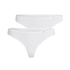 2-pack Angie Thongs, White