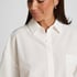 Seersucker Cotton Pyjama Top, White