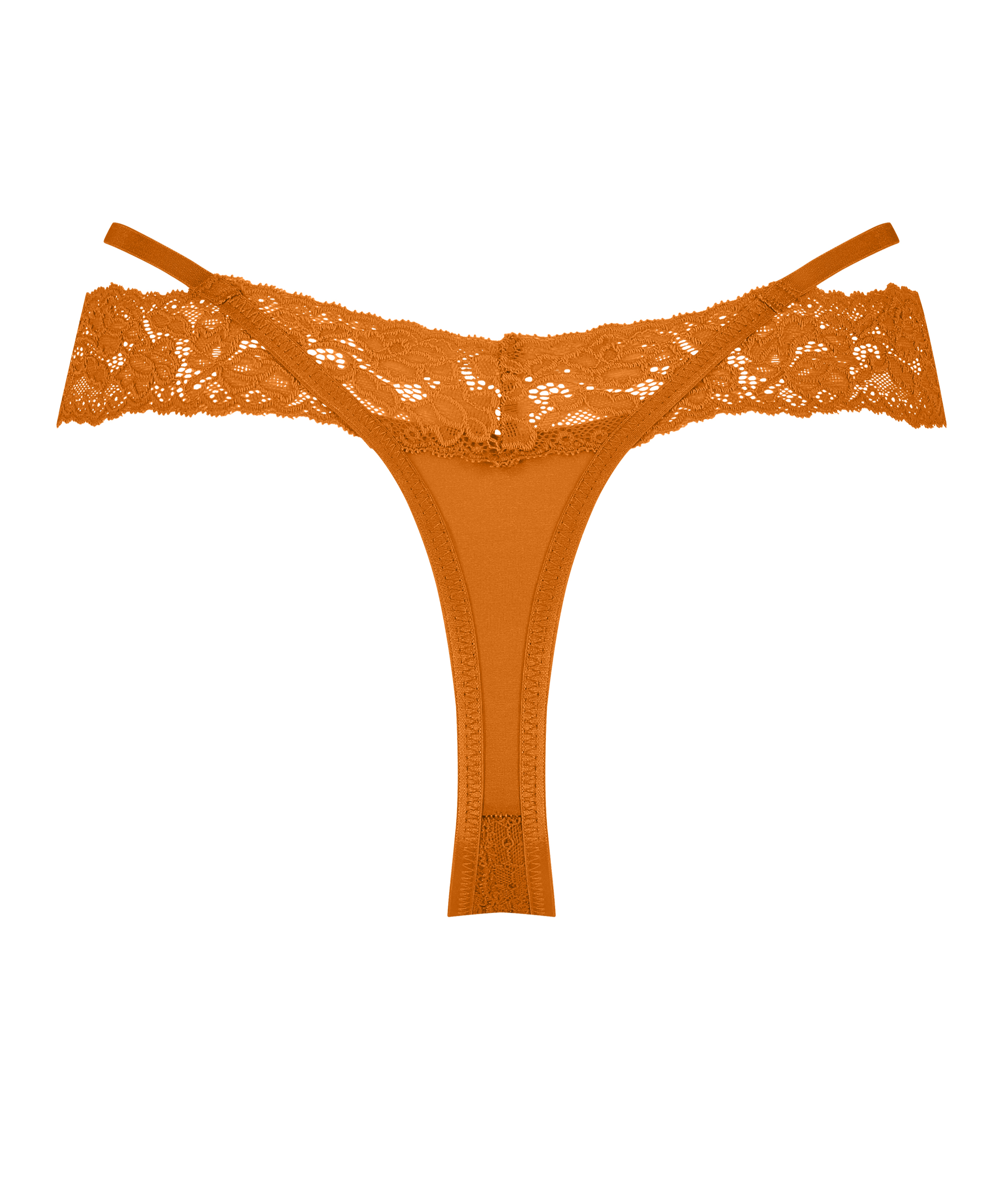 Elliena Extra Low V Thong, Orange, main