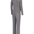 Brushed Rib Maternity Pyjama Set, Gray