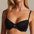 Essential Padded Underwired Push-Up Bra, Black
